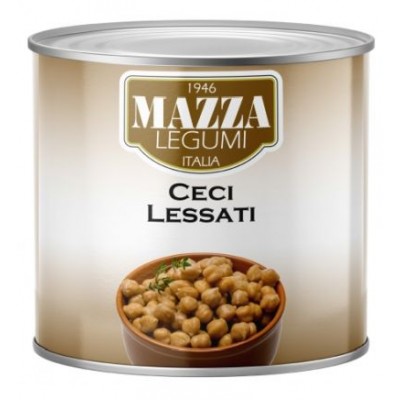 Canned chickpeas MAZZA, Italy, 2.6 kg / 1.5 kg